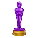 Neon Oscar Trophies