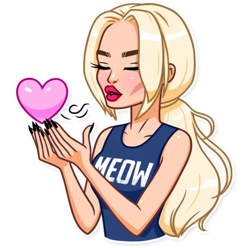 Miss Alena Telegram Sticker #2 - Miss Alena #2
