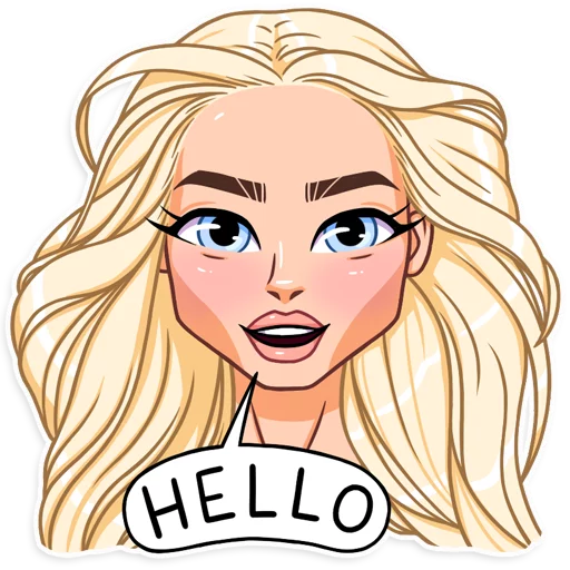 Miss Alena Telegram Sticker #5 - Miss Alena #5