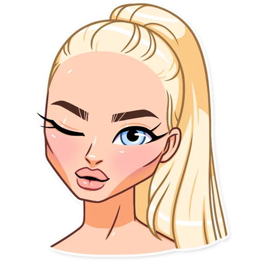 Miss Alena Telegram Sticker #8 - Miss Alena #8