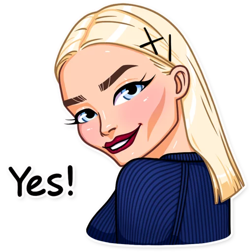 Miss Alena Telegram Sticker #13 - Miss Alena #13