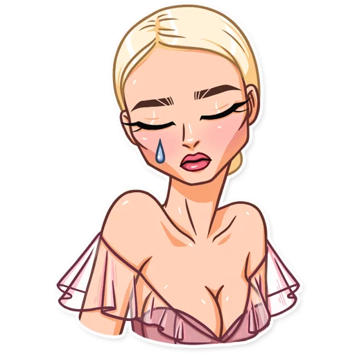 Miss Alena Telegram Sticker #21 - Miss Alena #21
