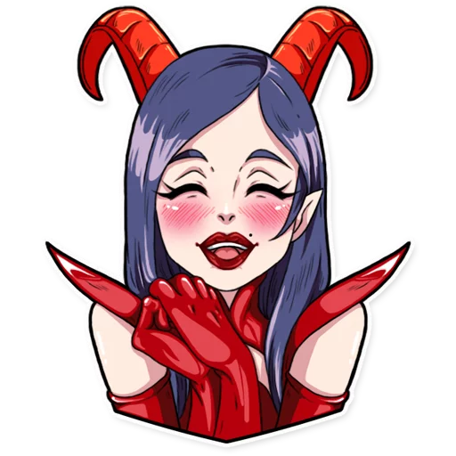 Miss Devil Telegram Sticker #6 - Miss Devil #6