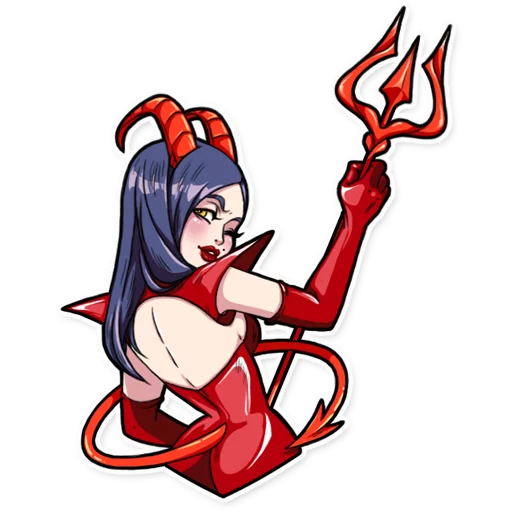 Miss Devil Telegram Sticker #7 - Miss Devil #7