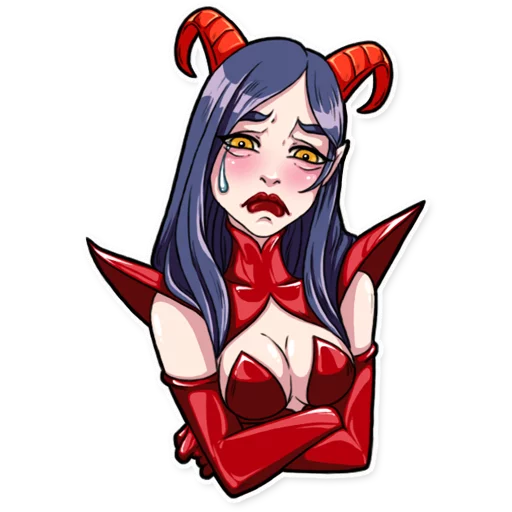 Miss Devil Telegram Sticker #8 - Miss Devil #8