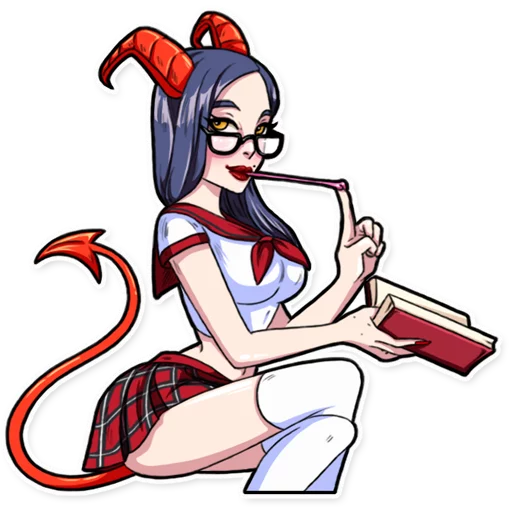 Miss Devil Telegram Sticker #10 - Miss Devil #10