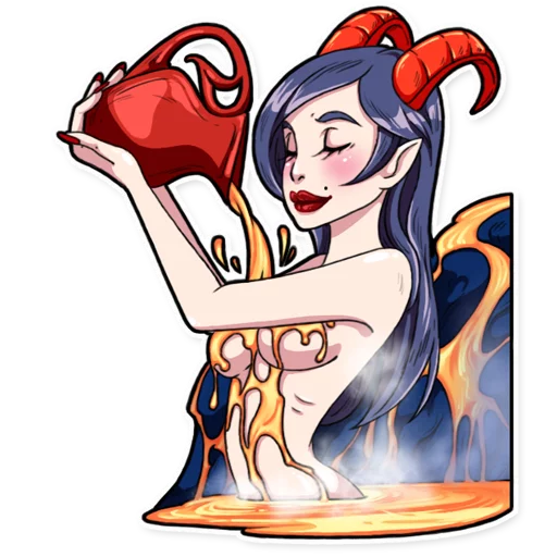 Miss Devil Telegram Sticker #12 - Miss Devil #12