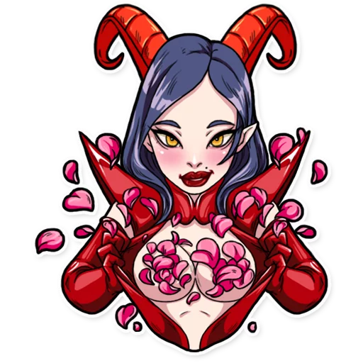 Miss Devil Telegram Sticker #14 - Miss Devil #14