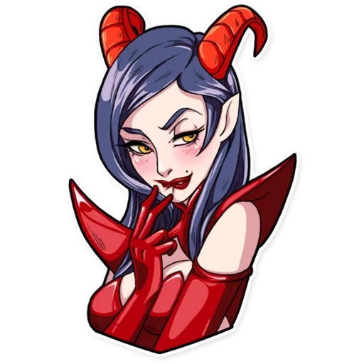 Miss Devil Telegram Sticker #15 - Miss Devil #15