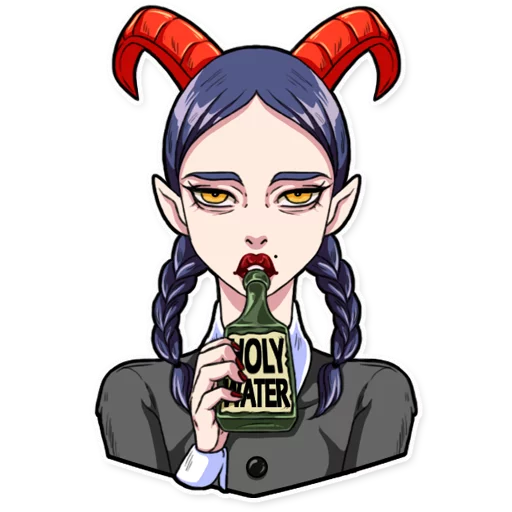 Miss Devil Telegram Sticker #17 - Miss Devil #17