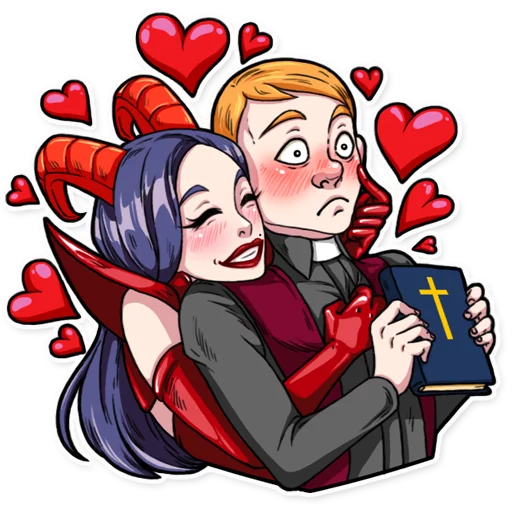 Miss Devil Telegram Sticker #18 - Miss Devil #18