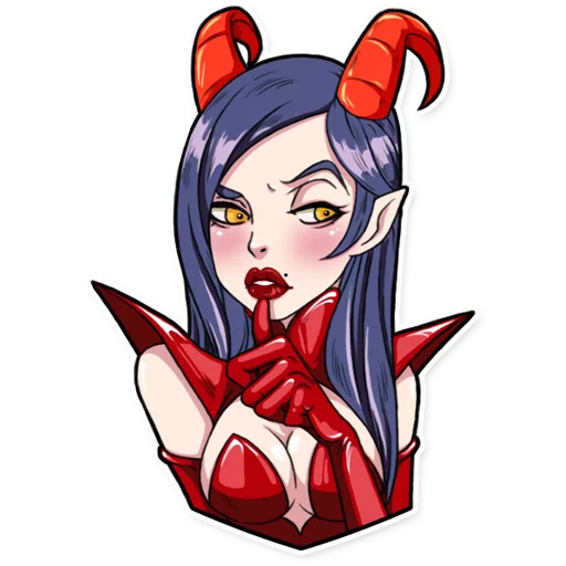 Miss Devil Telegram Sticker #19 - Miss Devil #19