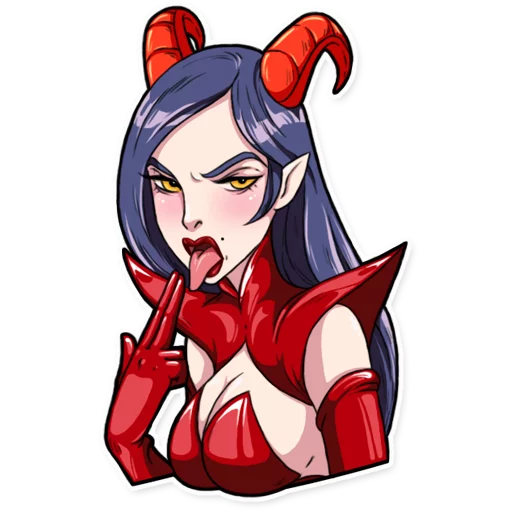 Miss Devil Telegram Sticker #21 - Miss Devil #21