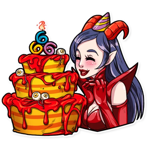 Miss Devil Telegram Sticker #24 - Miss Devil #24