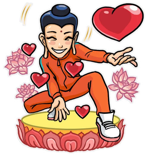 Modern Buddha Telegram Sticker #3 - Modern Buddha #3
