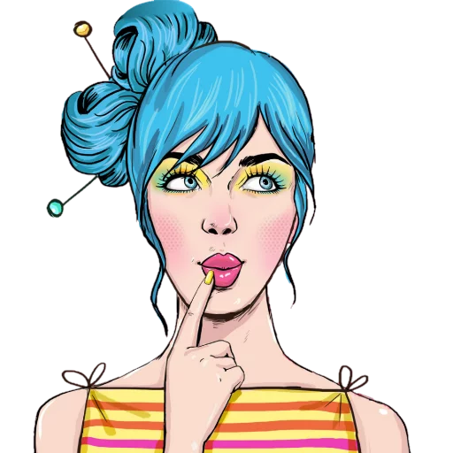 Modern Pop Art Stickers Telegram Sticker #23 - Modern Pop Art Stickers #23
