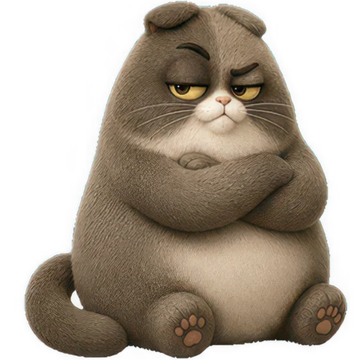 Grumpy Mocco Cat