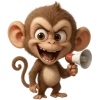 Monkey So Annoying Emoji Telegram Sticker #16 - Monkey So Annoying Emoji #16
