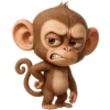Monkey So Annoying Emoji Telegram Sticker #21 - Monkey So Annoying Emoji #21