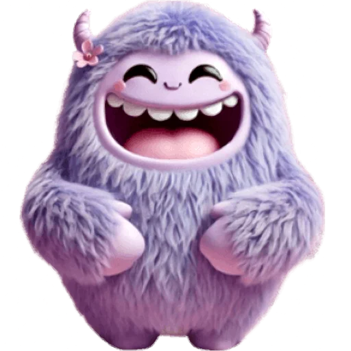 Purple Furry Monster