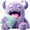 Monster Purpl Emoji Telegram Sticker #24 - Monster Purpl Emoji #24