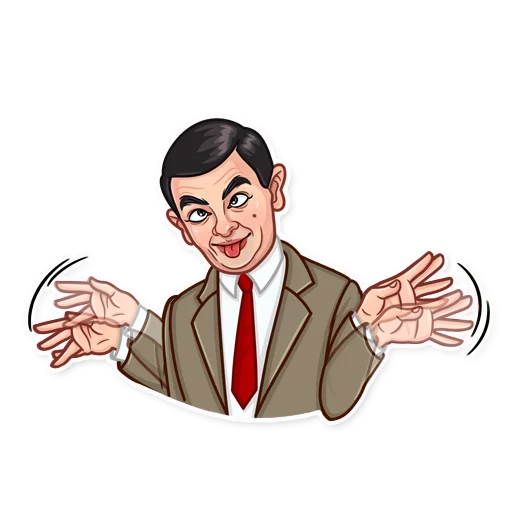Mr. Bean Telegram Sticker #15 - Mr. Bean #15