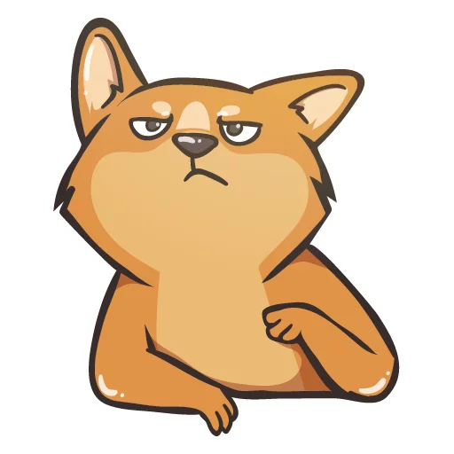 Doge Telegram Sticker #21 - Doge #21