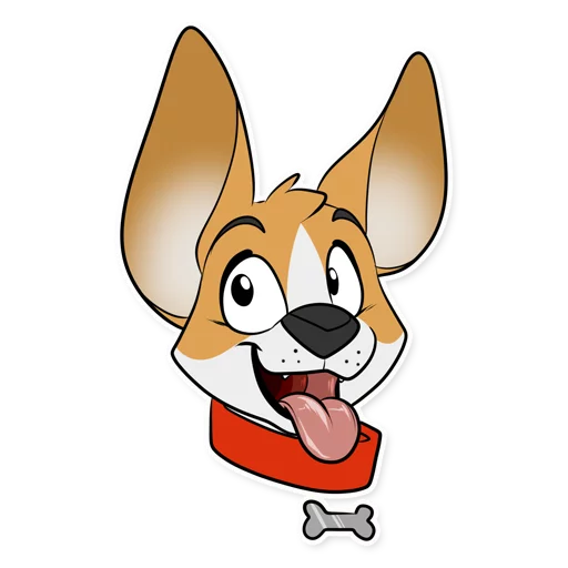 Corgi By Muzz Telegram Sticker #1 - Corgi By Muzz #1