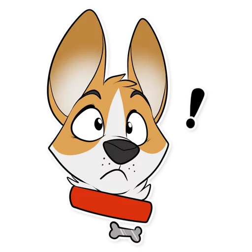 Corgi By Muzz Telegram Sticker #2 - Corgi By Muzz #2