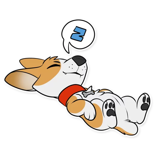 Corgi By Muzz Telegram Sticker #8 - Corgi By Muzz #8
