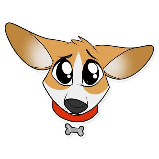 Corgi By Muzz Telegram Sticker #9 - Corgi By Muzz #9