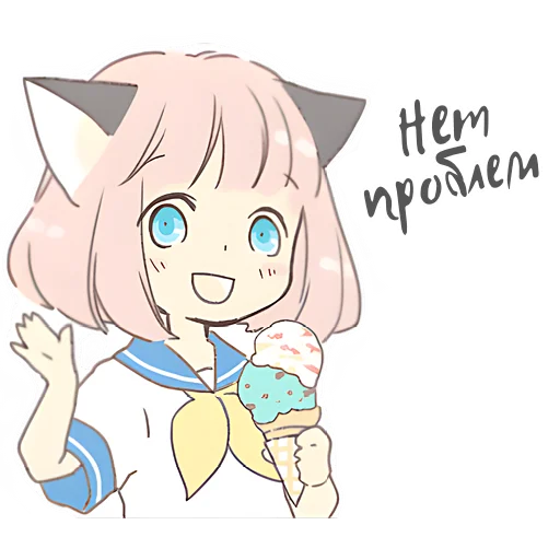 Necocochan Telegram Sticker #4 - Necocochan #4