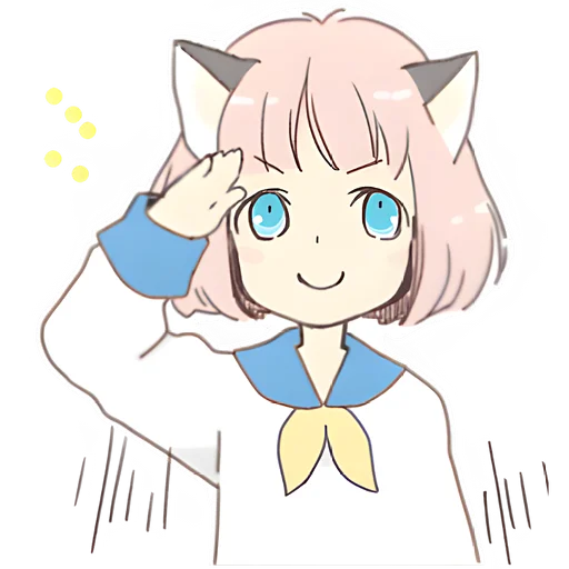 Necocochan Telegram Sticker #22 - Necocochan #22