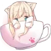 Nekomiya Emoji Telegram Sticker #6 - Nekomiya Emoji #6