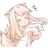 Nekomiya Emoji Telegram Sticker #7 - Nekomiya Emoji #7