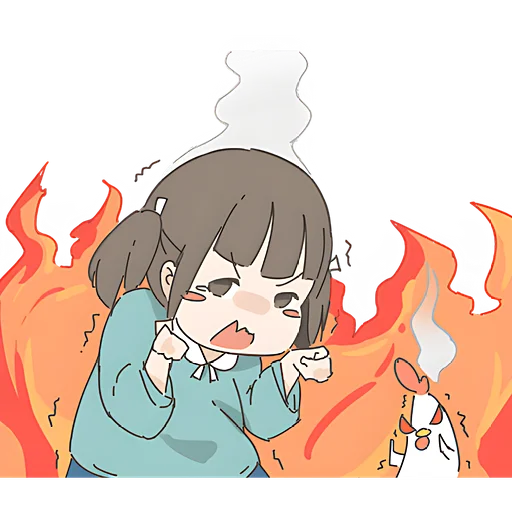Nemechan And Chicken Telegram Sticker #3 - Nemechan And Chicken #3