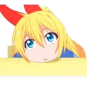Nisekoi Anime Reaction Stickers