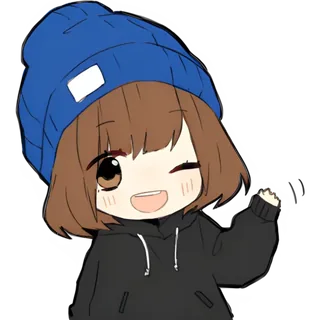 Blue Beanie Nona-chan