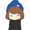 Nona Chan Emoji Telegram Sticker #8 - Nona Chan Emoji #8