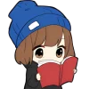 Nona Chan Emoji Telegram Sticker #21 - Nona Chan Emoji #21