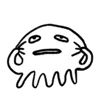 Cute Sad Octopus Emotions Emoji Set Telegram Sticker #7 - Cute Sad Octopus Emotions Emoji Set #7