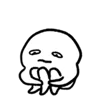 Cute Sad Octopus Emotions Emoji Set Telegram Sticker #12 - Cute Sad Octopus Emotions Emoji Set #12