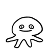Cute Sad Octopus Emotions Emoji Set Telegram Sticker #15 - Cute Sad Octopus Emotions Emoji Set #15