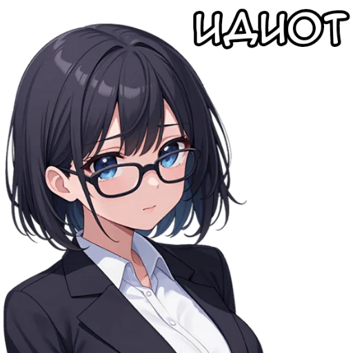 Office Tyan Telegram Sticker #13 - Office Tyan #13
