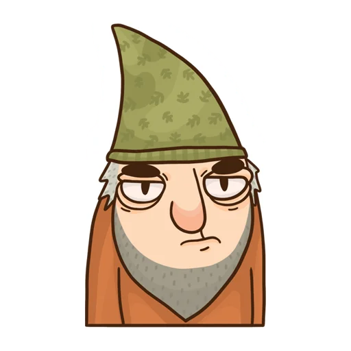 Grumpy Gnome By Telegram Sticker #8 - Grumpy Gnome By #8