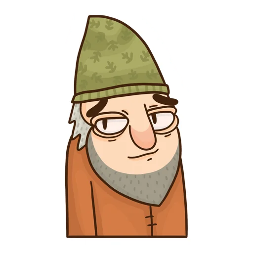 Grumpy Gnome By Telegram Sticker #10 - Grumpy Gnome By #10