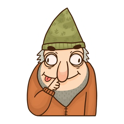 Grumpy Gnome By Telegram Sticker #12 - Grumpy Gnome By #12