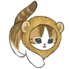 Omekashi Nyan Emoji Telegram Sticker #8 - Omekashi Nyan Emoji #8