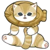 Omekashi Nyan Emoji Telegram Sticker #9 - Omekashi Nyan Emoji #9