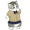 Omekashi Nyan Emoji Telegram Sticker #14 - Omekashi Nyan Emoji #14